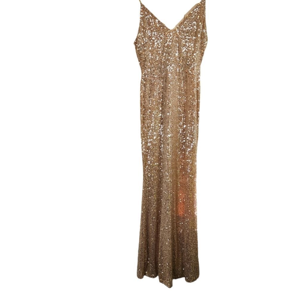 Windsor Sequin Dress Silver Size Medium